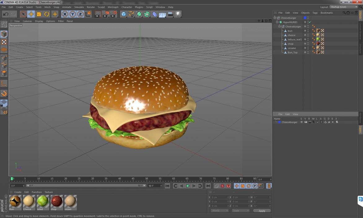 Cheeseburger 3D