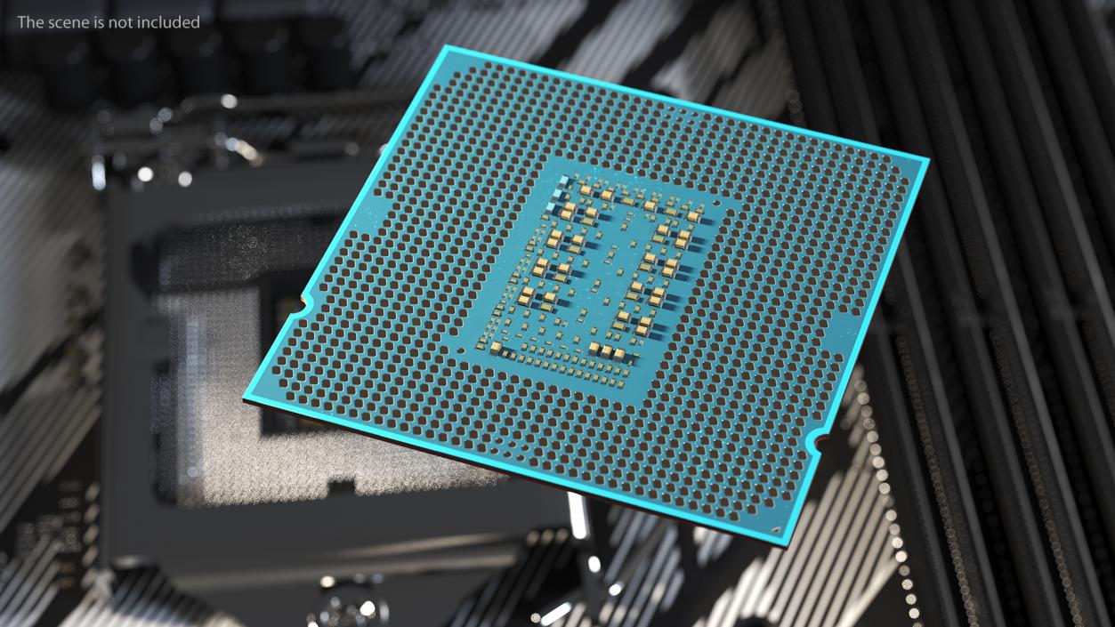 3D Intel Core LGA Package CPU