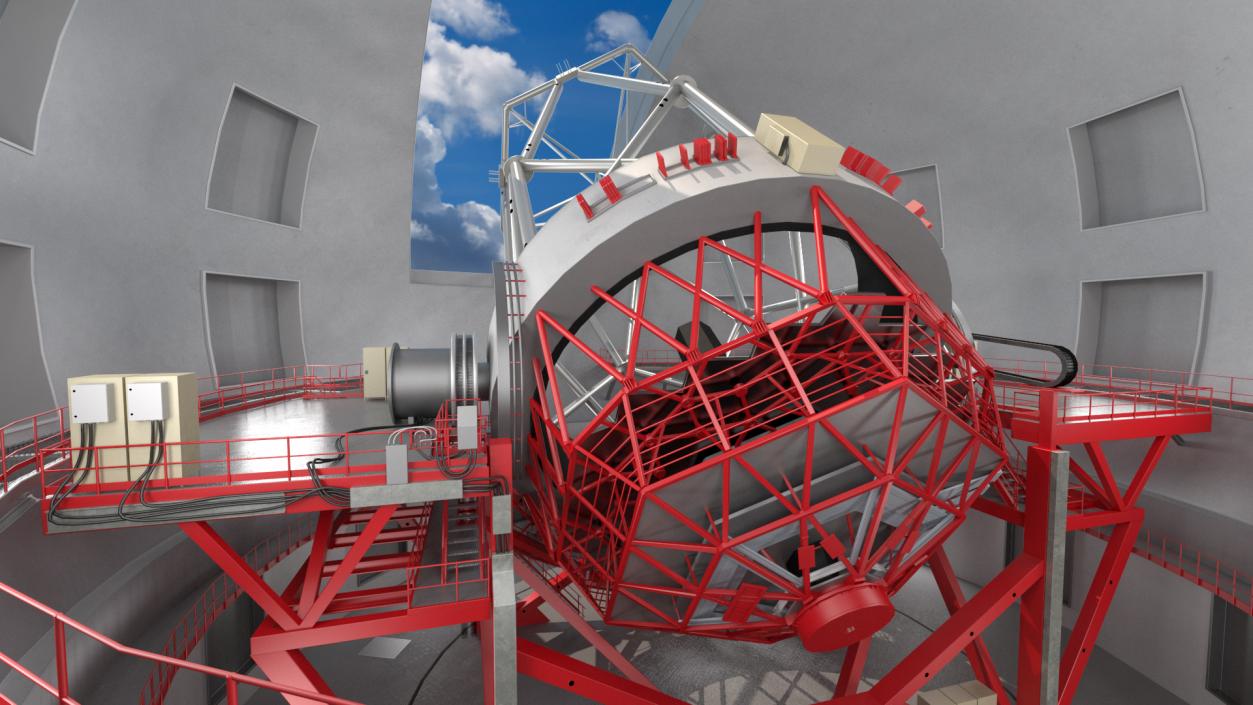 3D model Reflecting Telescope