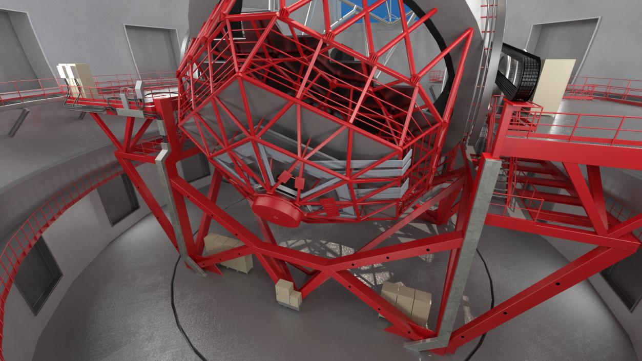 3D model Reflecting Telescope