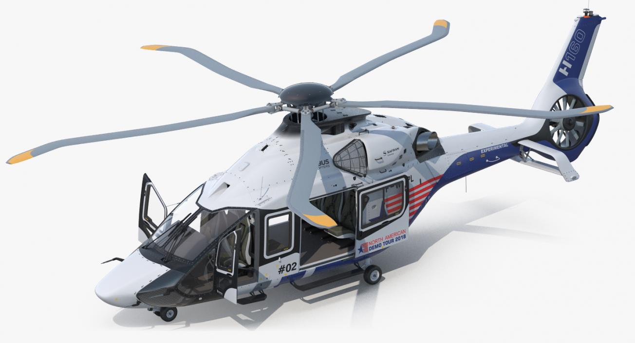 Helicopter Airbus H160 3D