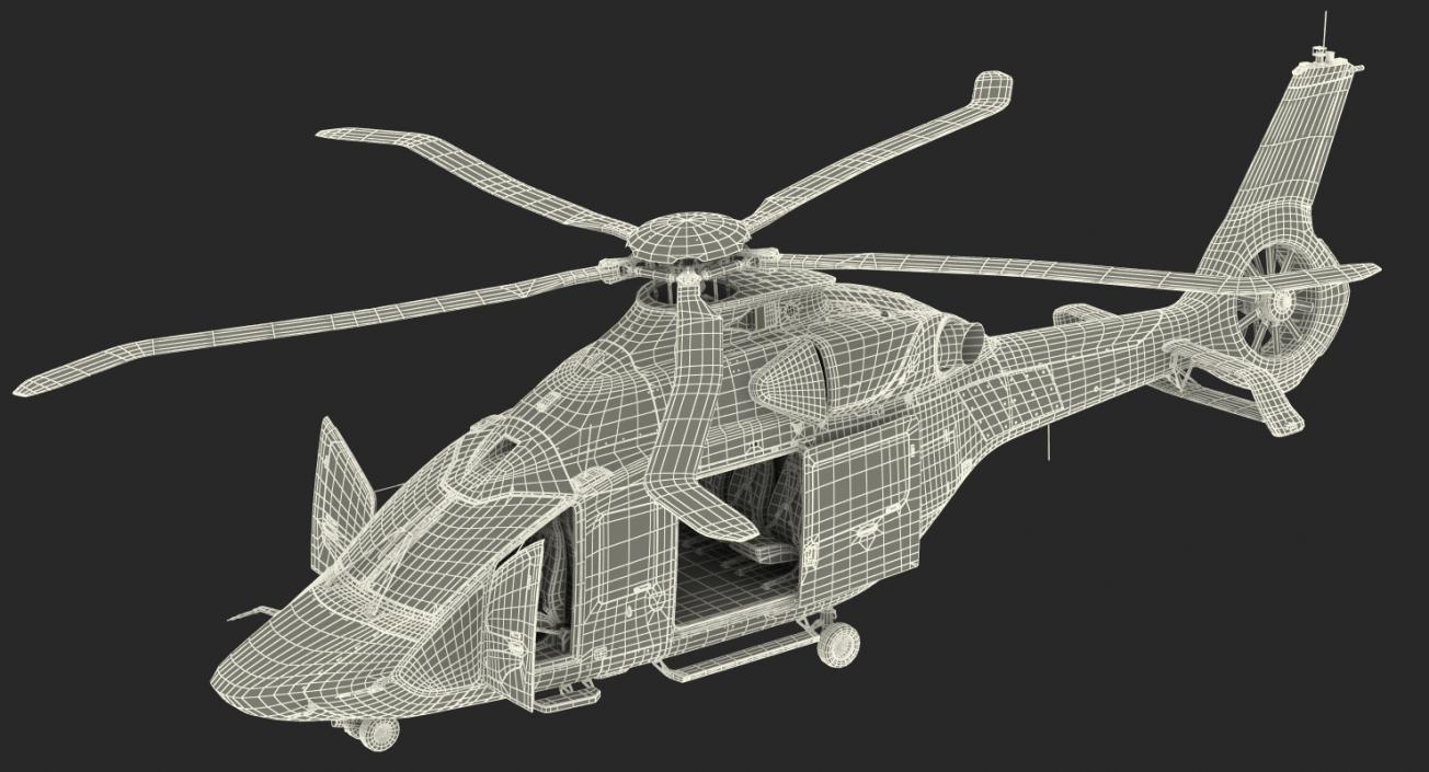 Helicopter Airbus H160 3D