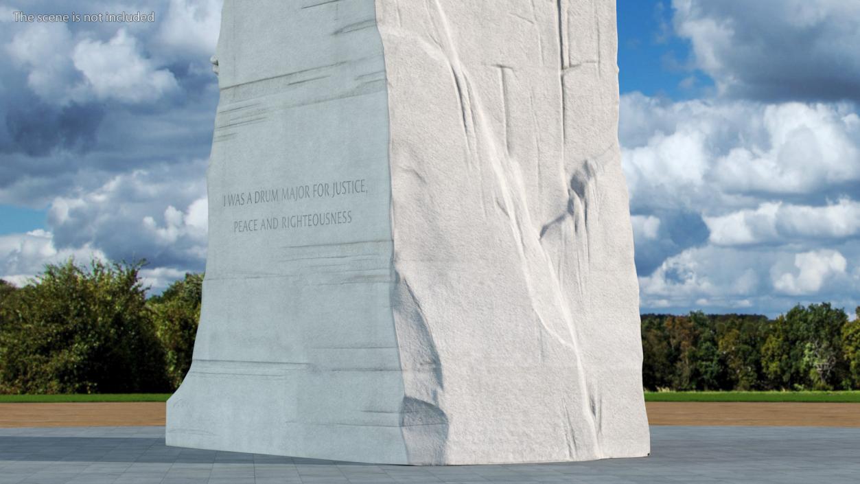 3D model Martin Luther King Jr Memorial