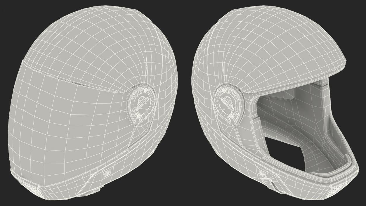 Skydiving Helmet Black 3D