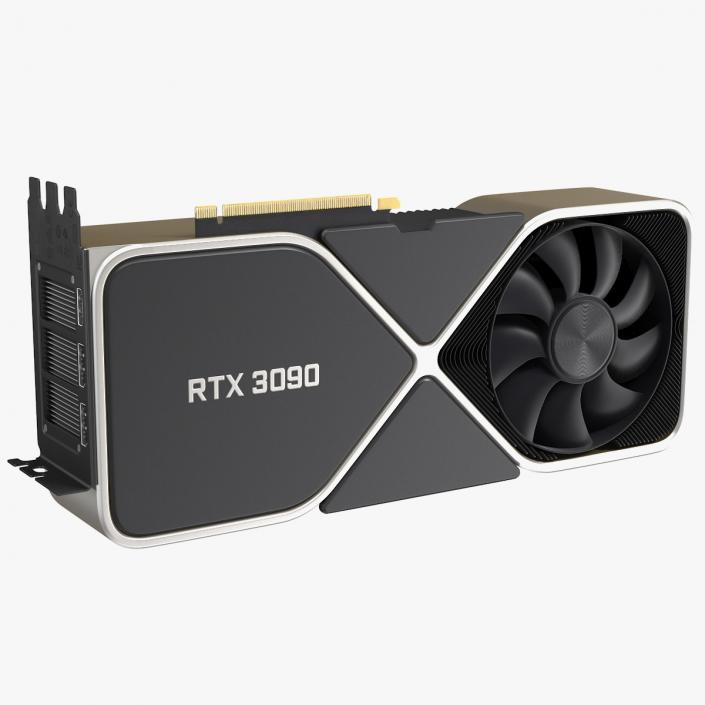 3D model Nvidia GeForce RTX 3090 Founders Edition