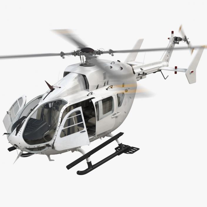 3D Twin Engine Light Utility Helicopter Rigged model