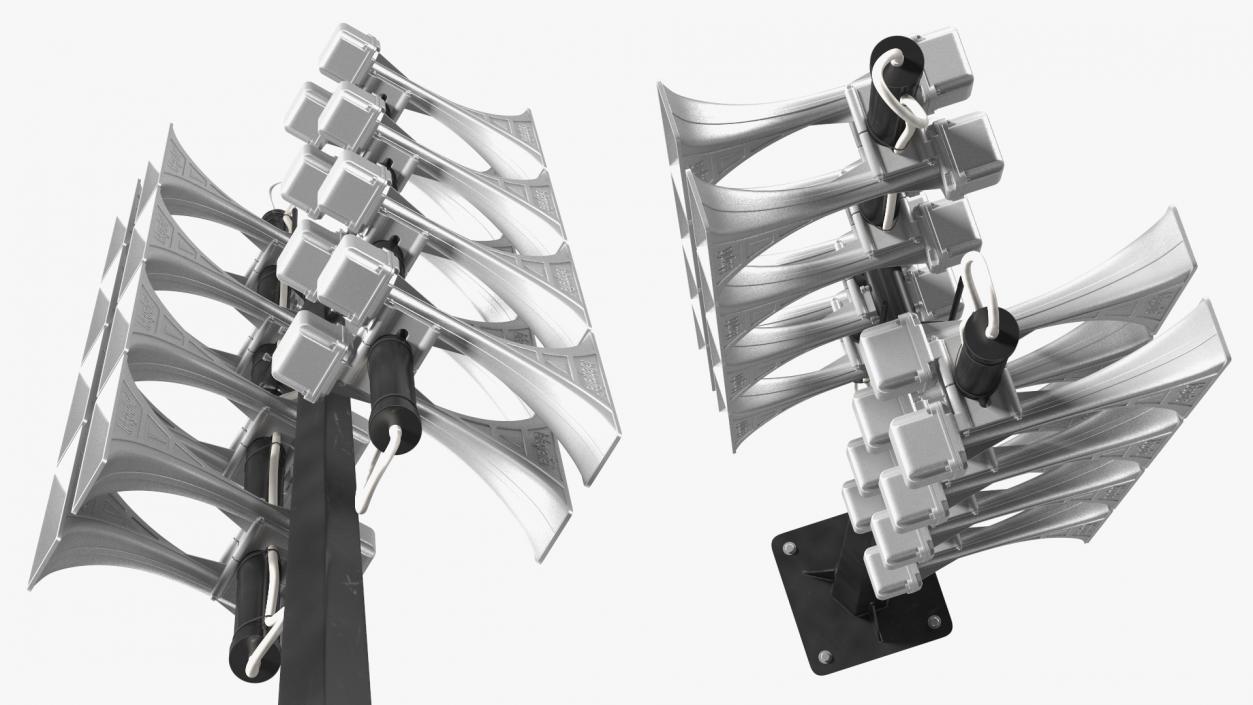 Telegrafia Pavian Electronic Outdoor Siren Double 3D model
