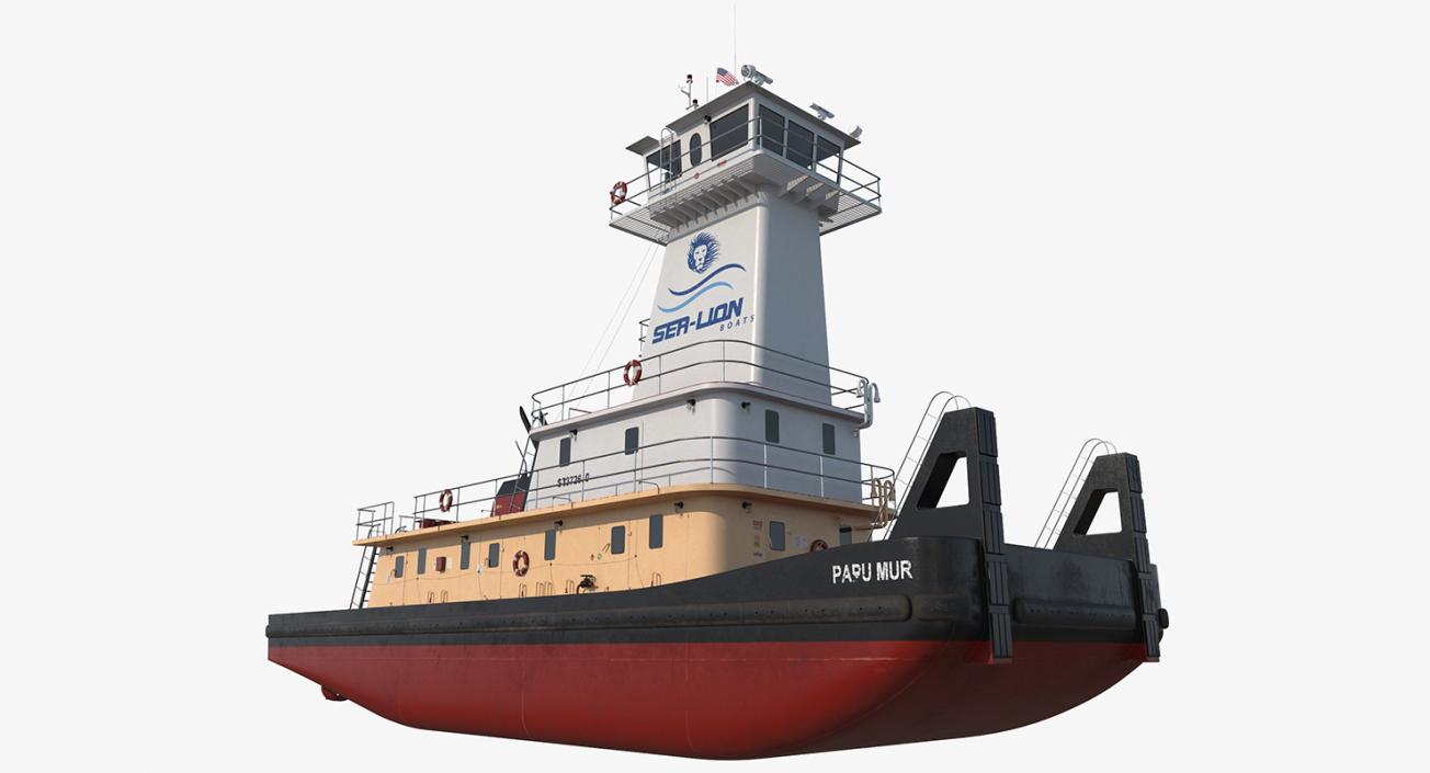 3D model Pushboat