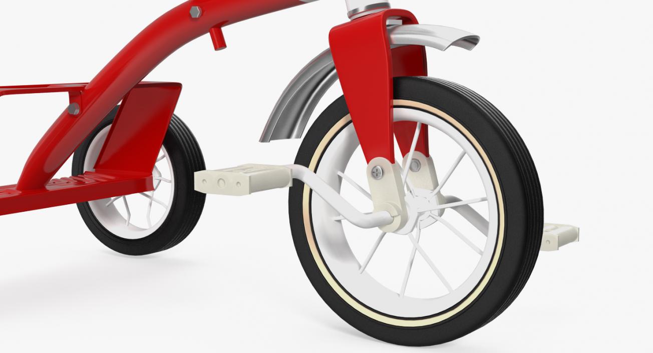 Vintage Red Trike 3D