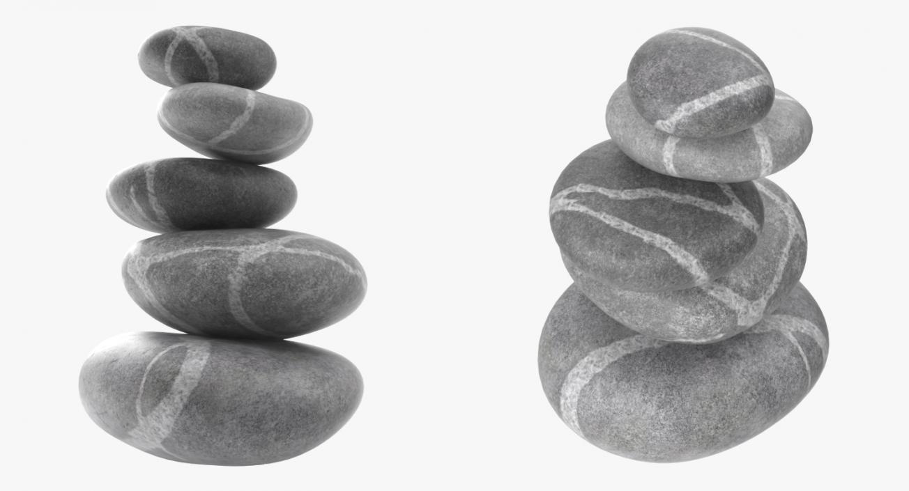 3D model Zen Stones
