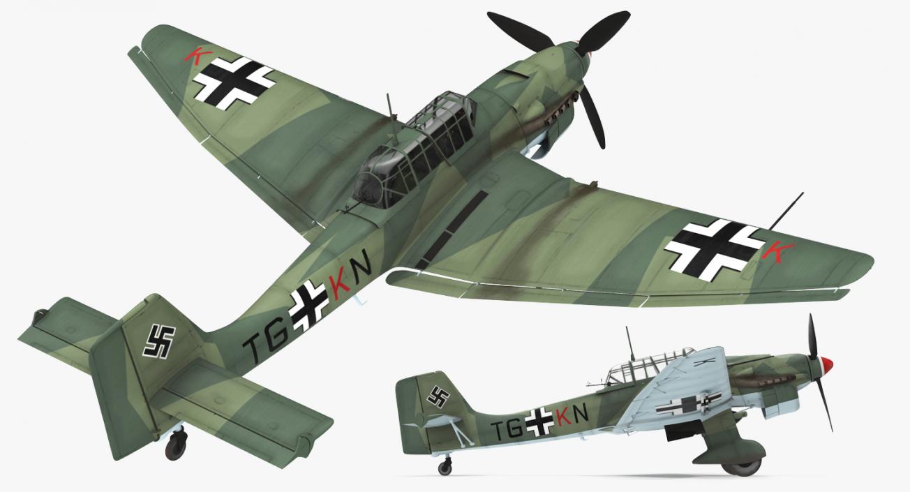 Junkers Ju 87 German Dive Bomber 3D