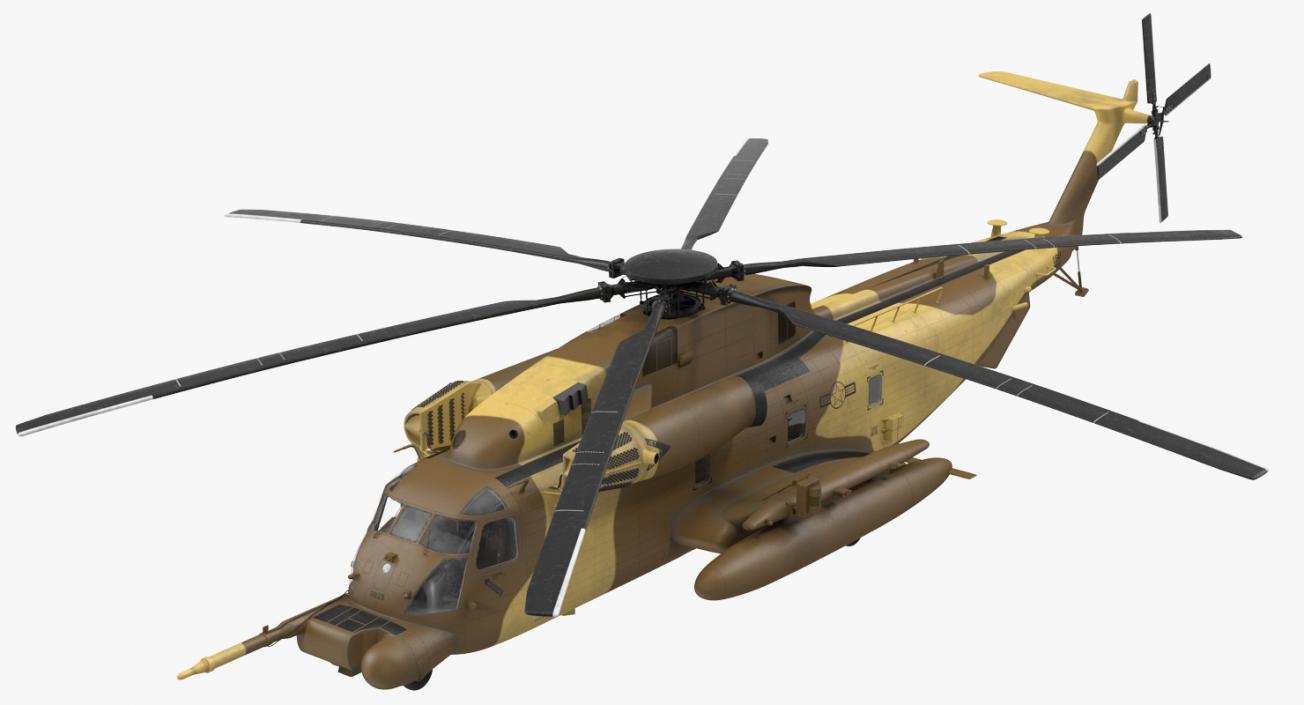 3D Combat Helicopter Sikorsky MH-53 Pave Low