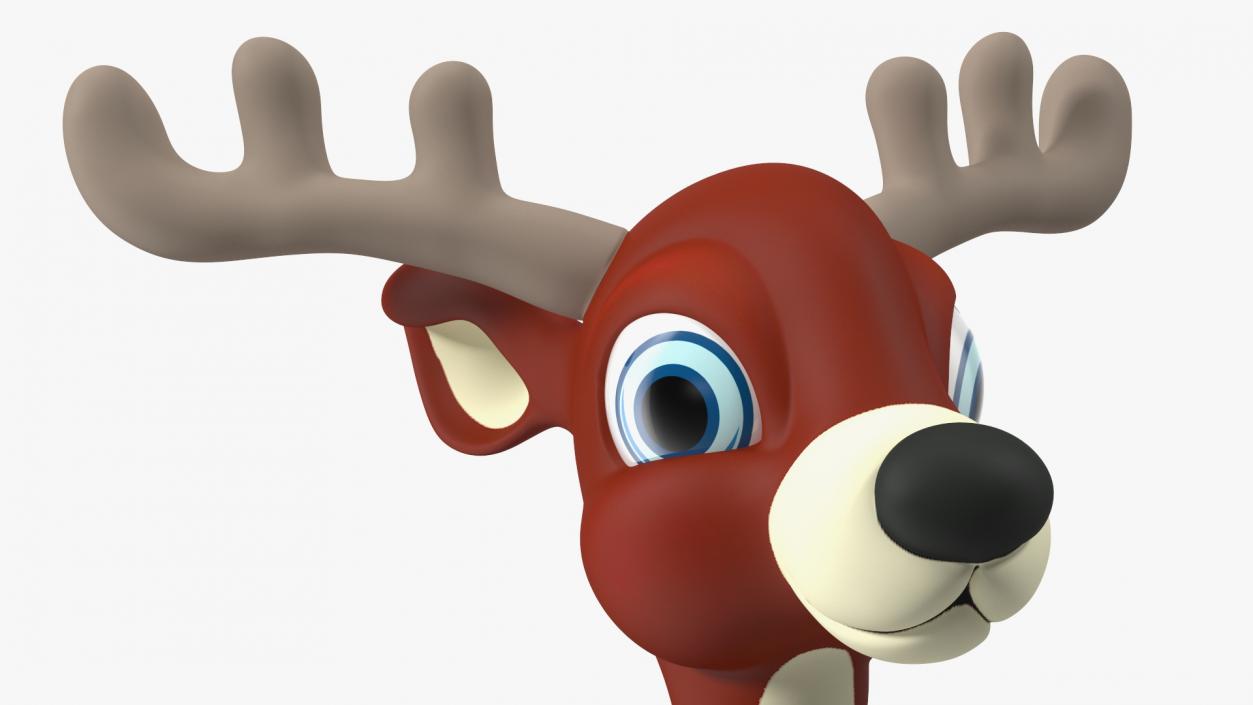3D Cartoon Noble Deer model