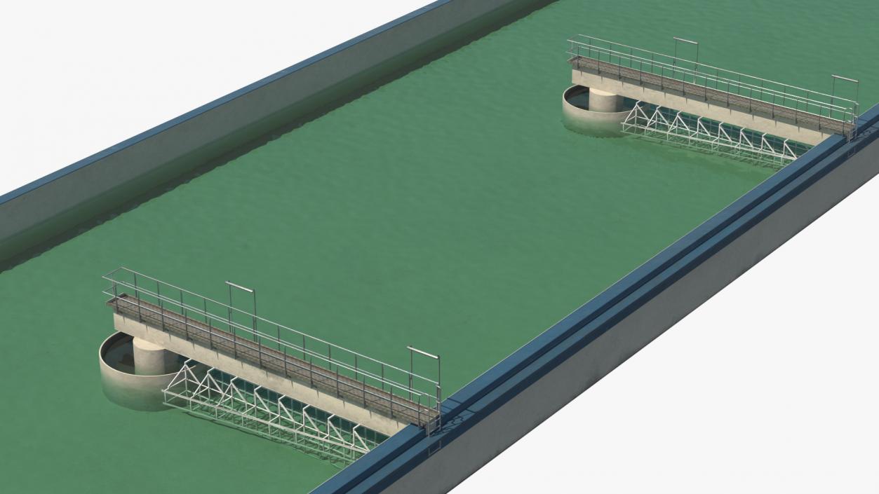 3D Wastewater Treatment Basin