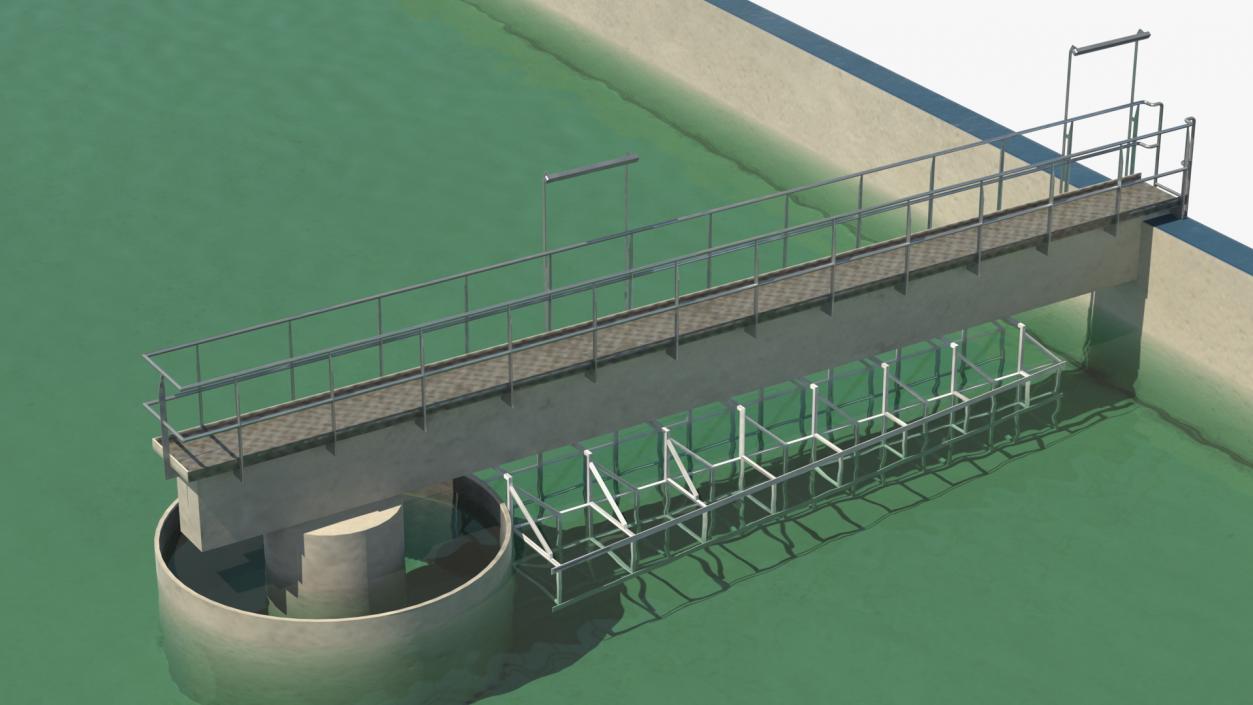 3D Wastewater Treatment Basin