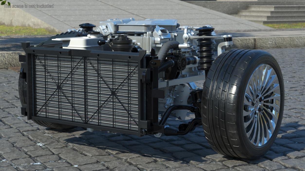 3D Toyota Mirai Fuelcell Electric Motor