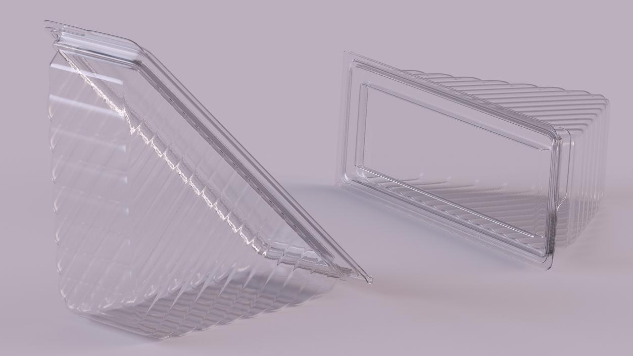 Triangle Sandwich Container 3D