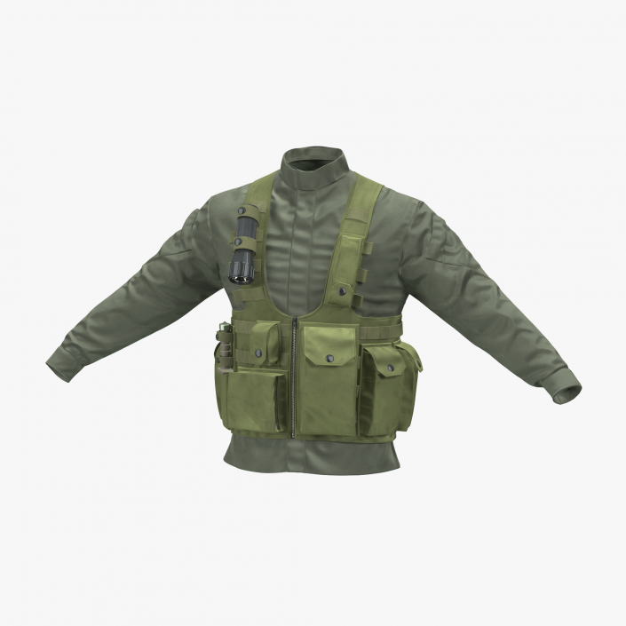 3D model Military Jacket