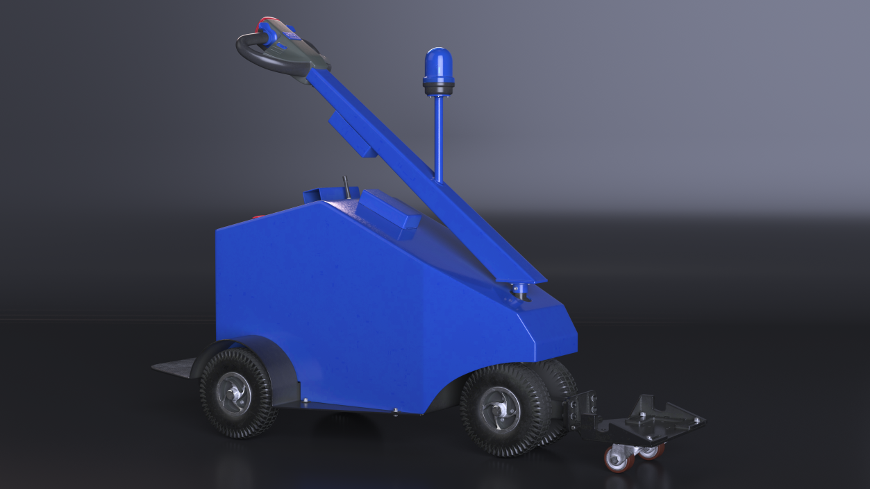 Electric Trolley Mover Blue 3D