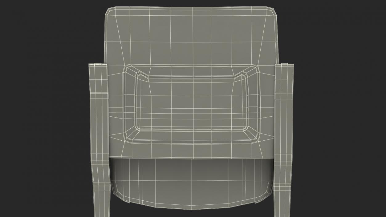 3D model Plastic Stadium Seat