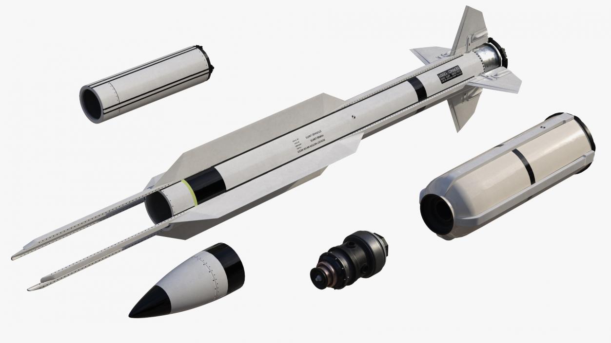Anti Air Warfare Missile SM6 Set 3D