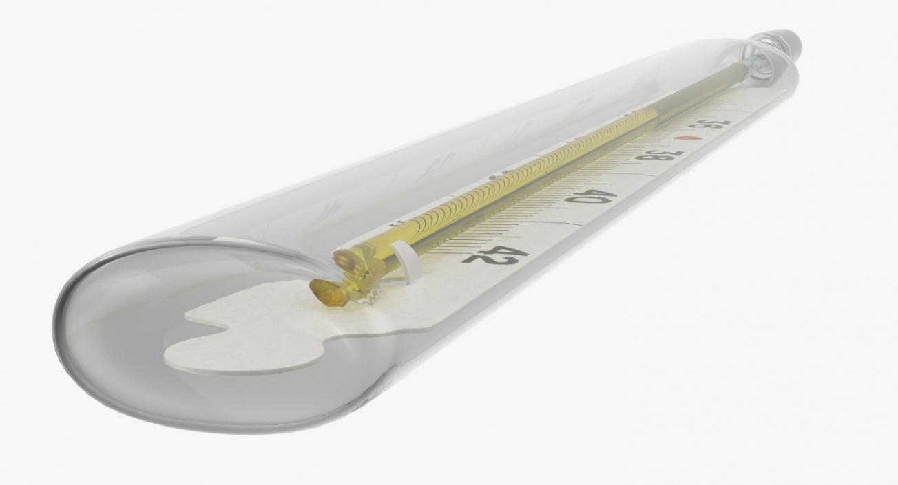 Mercury Thermometer 3D model