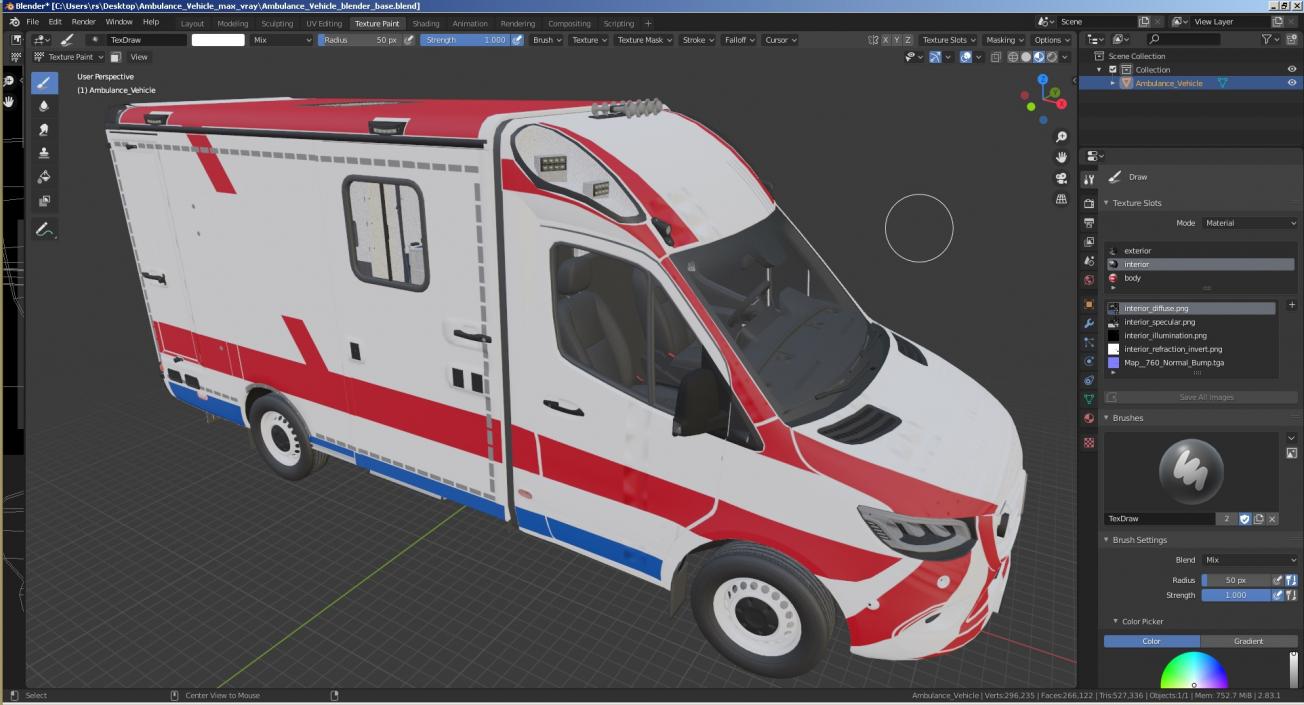 Ambulance Vehicle 3D