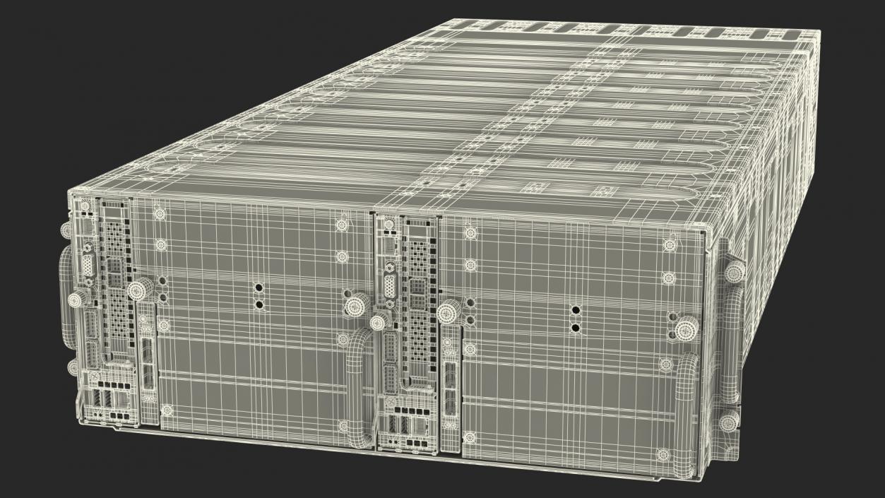 HPE Cloudline CL5200 Server Closed 3D model