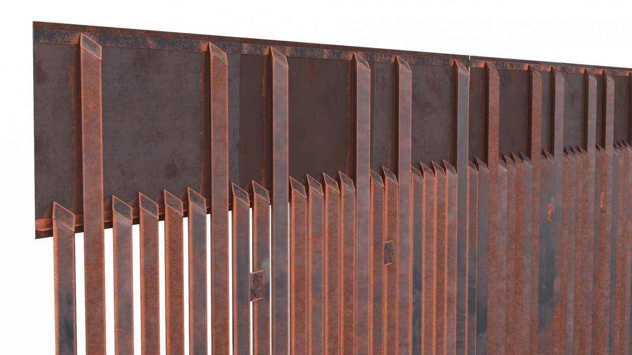 Great Mexico United States Trump Wall 3D