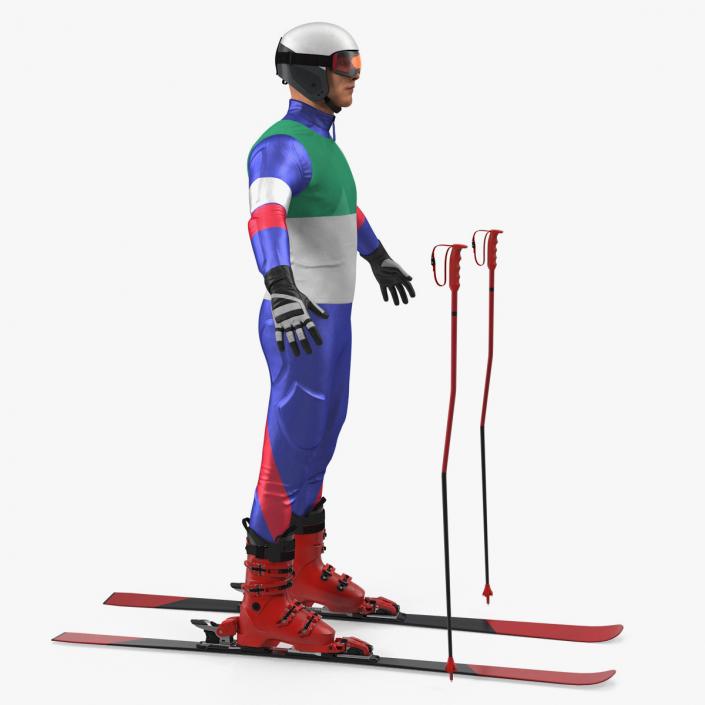 Downhill Skier Generic 3D