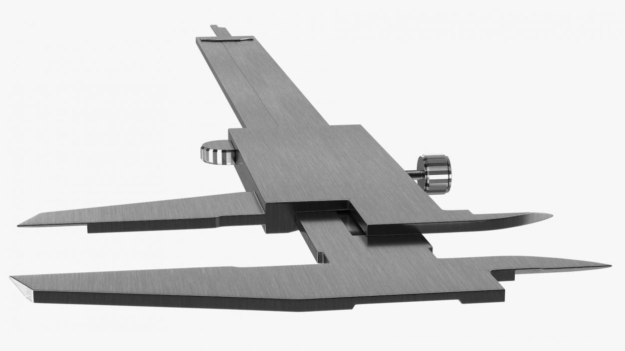 Spurtar Steel Vernier Caliper 3D model