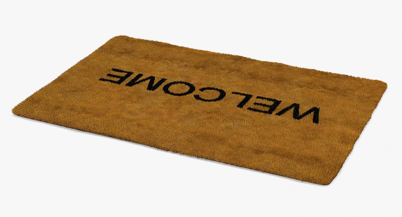 Welcome Doormat Fur 3D model