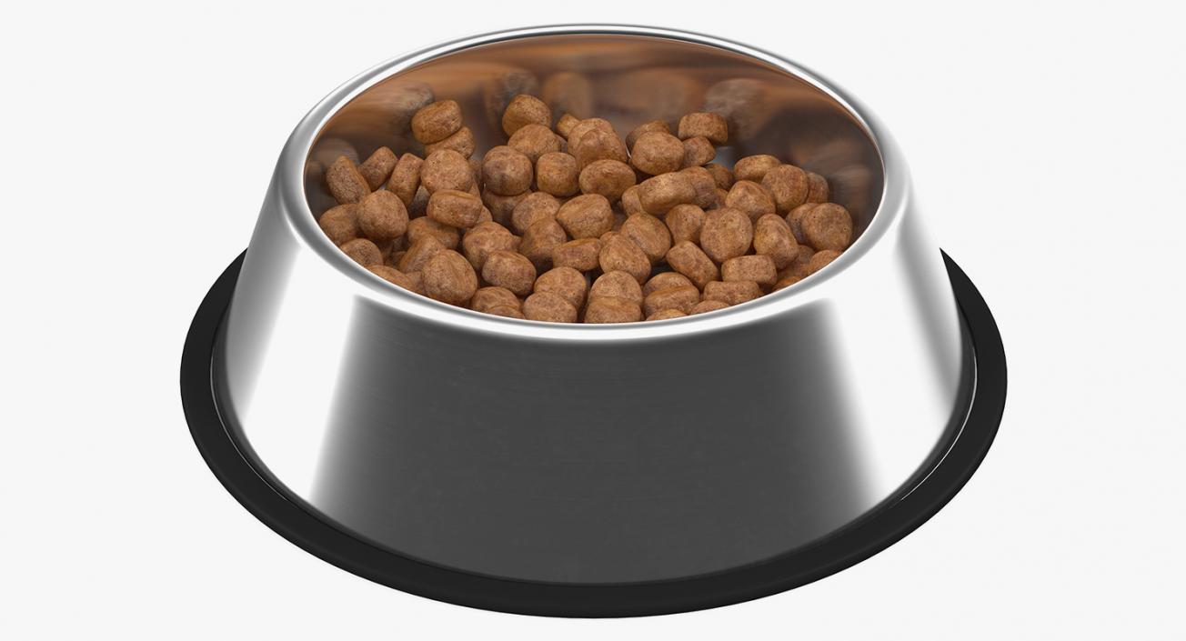 Dog Bowl Stainless Steel Food Container 3D model