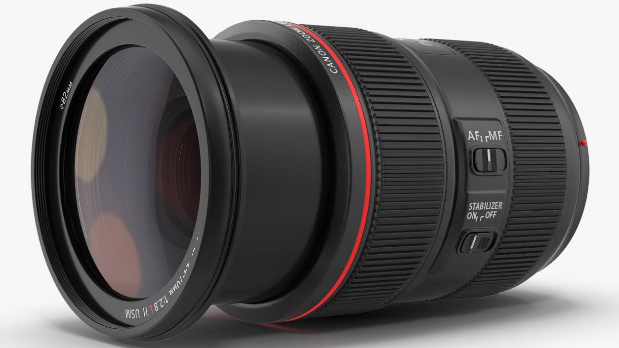 Canon EF Zoom Lens 24 70 3D model