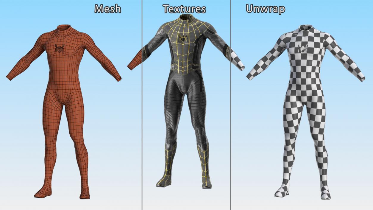 3D model Spiderman Black Suit