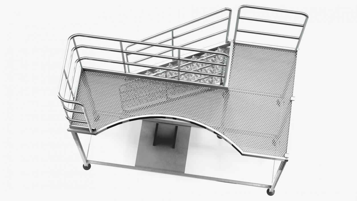 3D Rooftop Access Platform model
