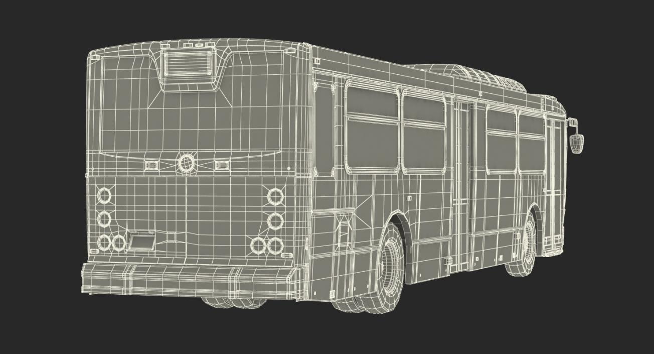 Bus Nabi Model 416 Miami Dade Transit 3D
