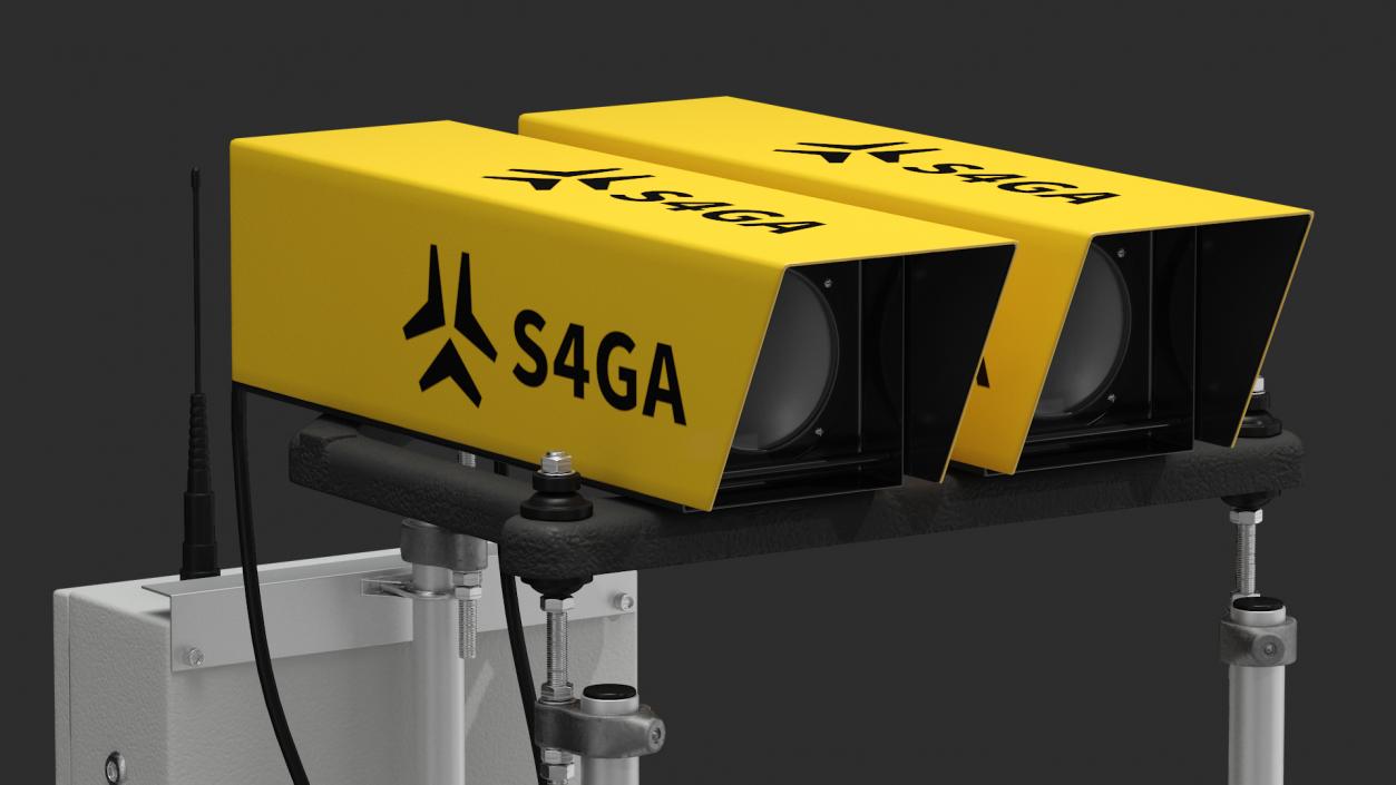 3D Airport Runway S4GA Indicator Lighting model