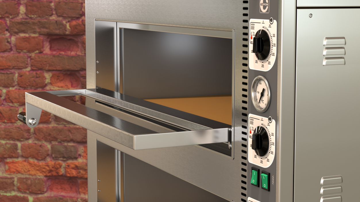 Cuppone Tiziano Triple Deck Electric Pizza Oven 3D