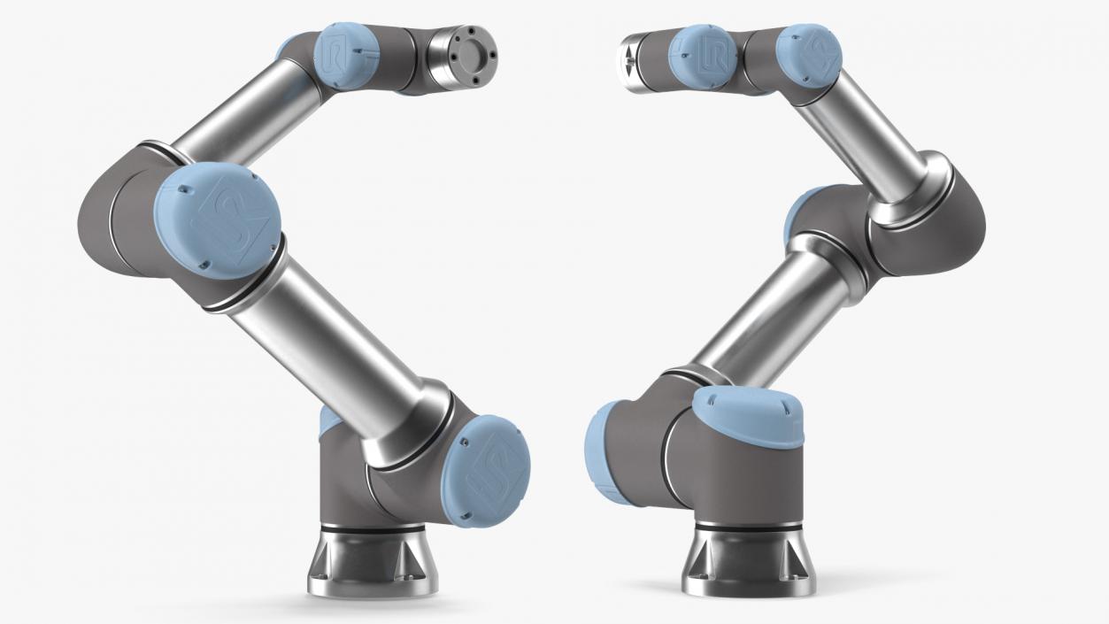 3D Universal Robots UR5e Industrial Robot model