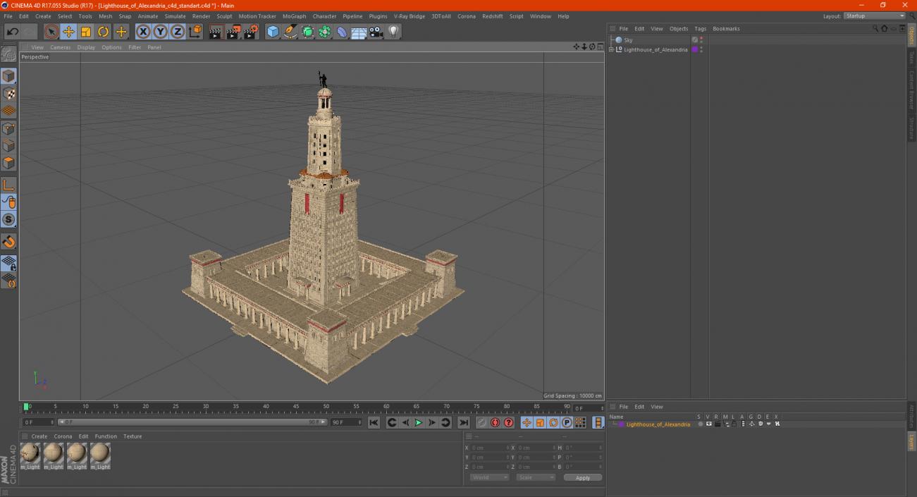 Lighthouse of Alexandria 3D model