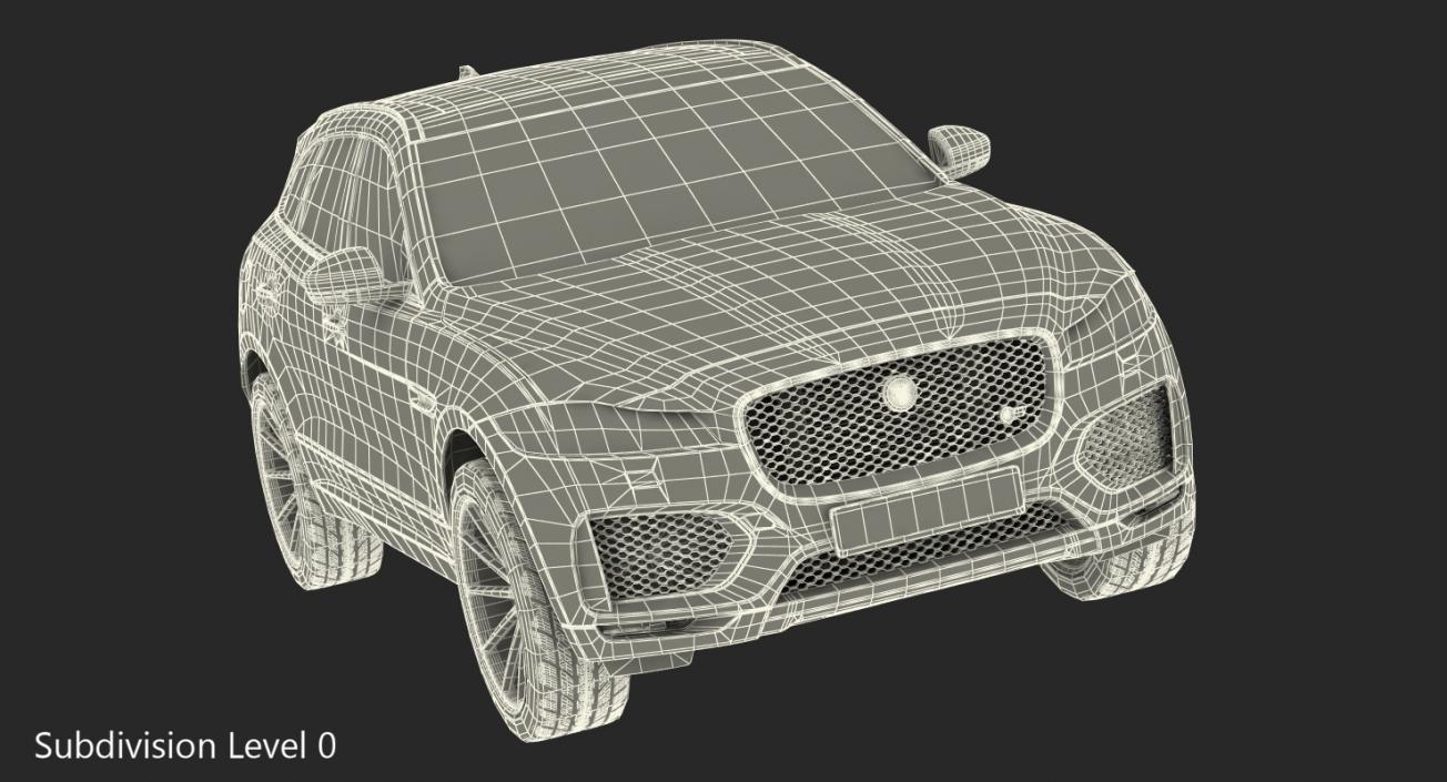 3D Jaguar F-Pace 2017 model