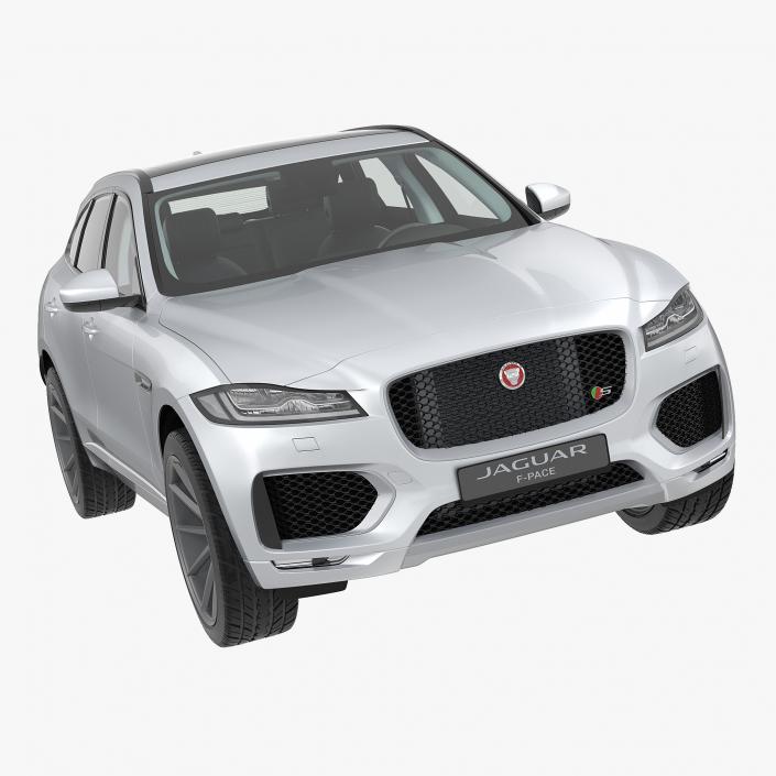 3D Jaguar F-Pace 2017 model