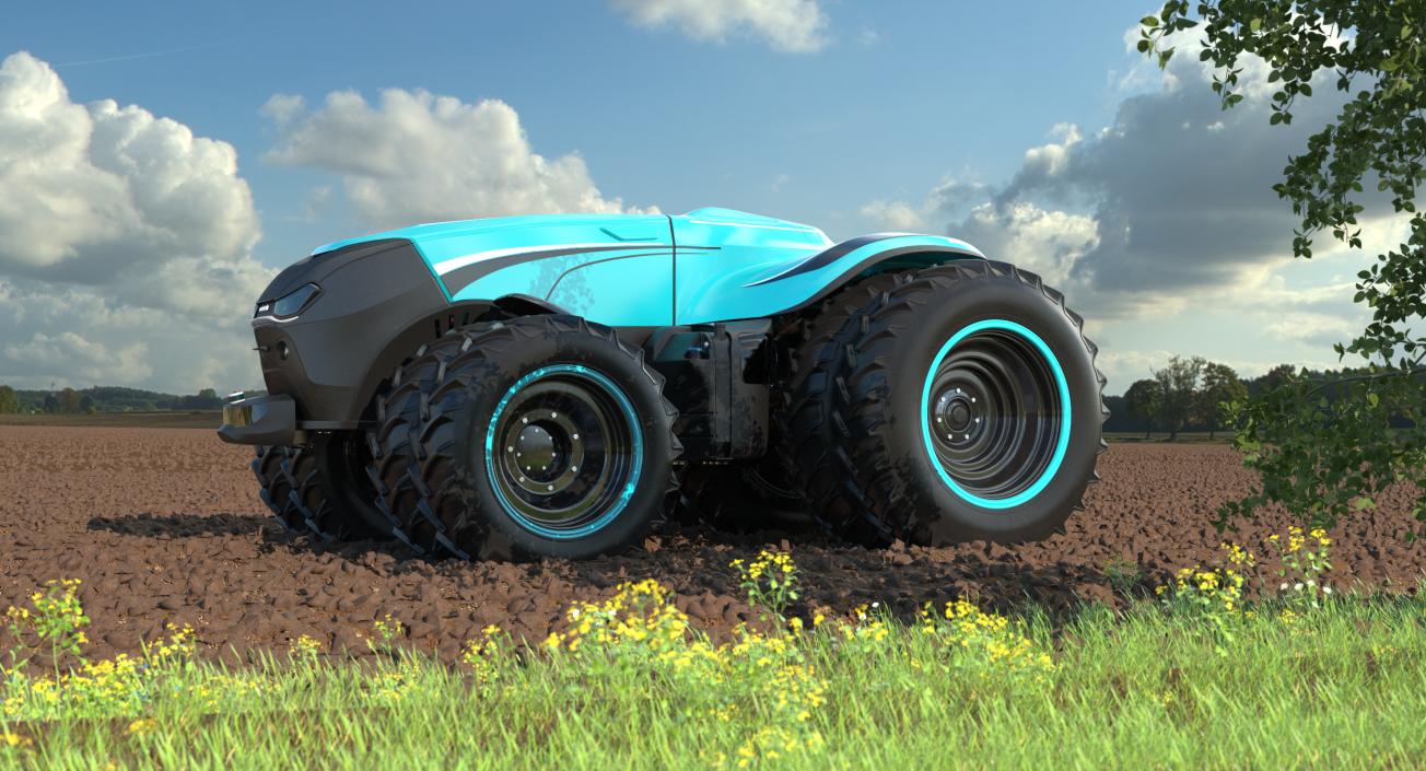 3D Self-Driving Drone Tractor