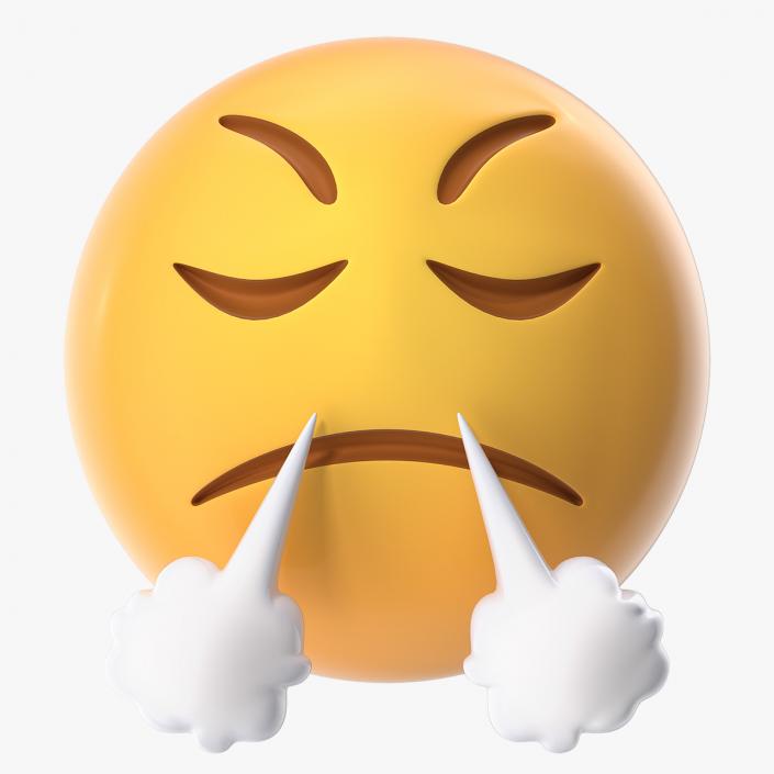 Very Mad Emoji 3D model