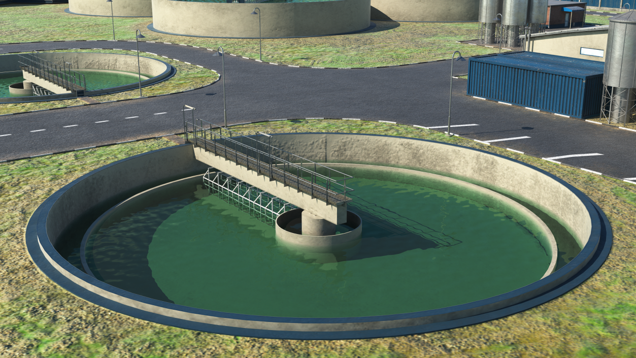 3D Wastewater Clarifiers
