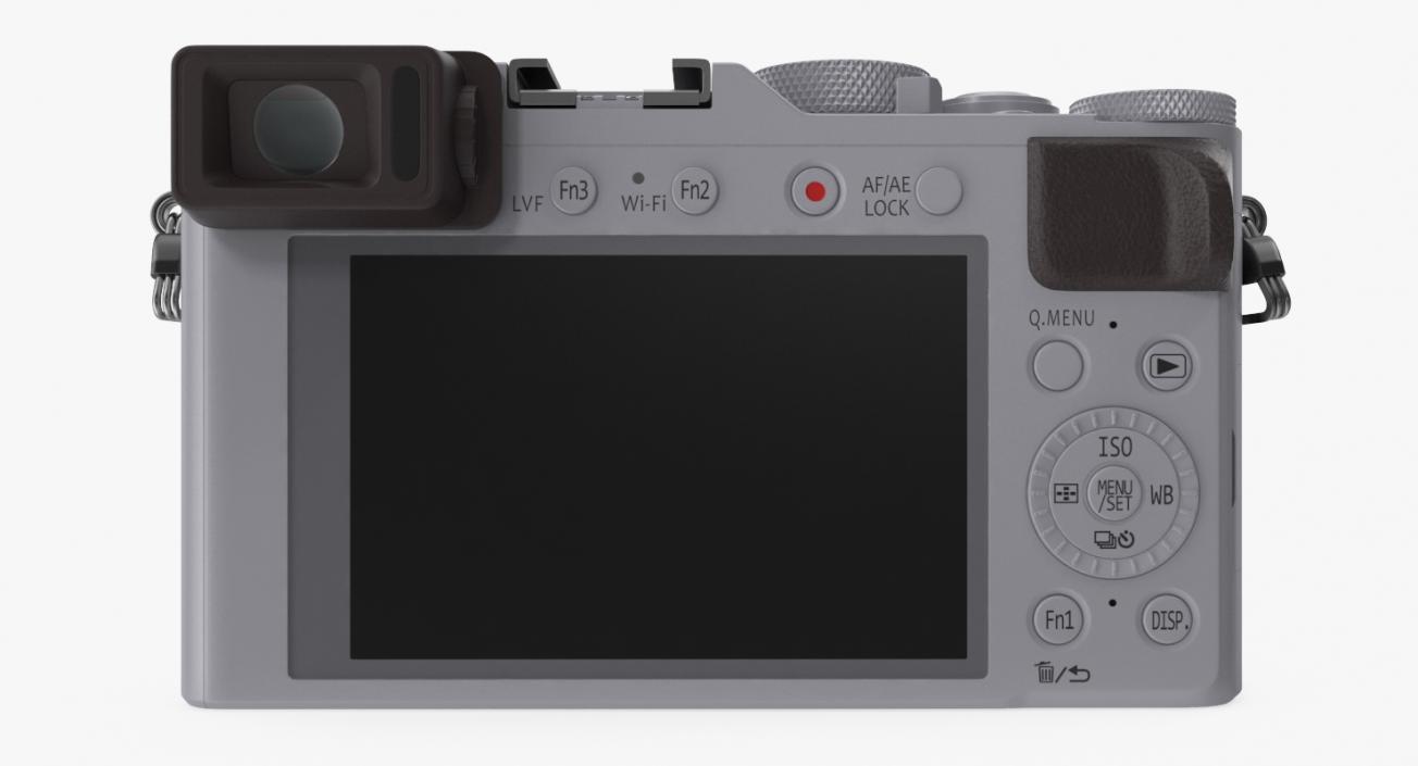 Panasonic Lumix DMC LX100 Digital Camera Silver 3D