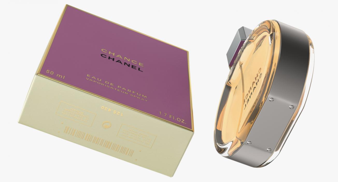 3D Parfum Chanel Chance Eau Parfum Vaporisateur with Box model
