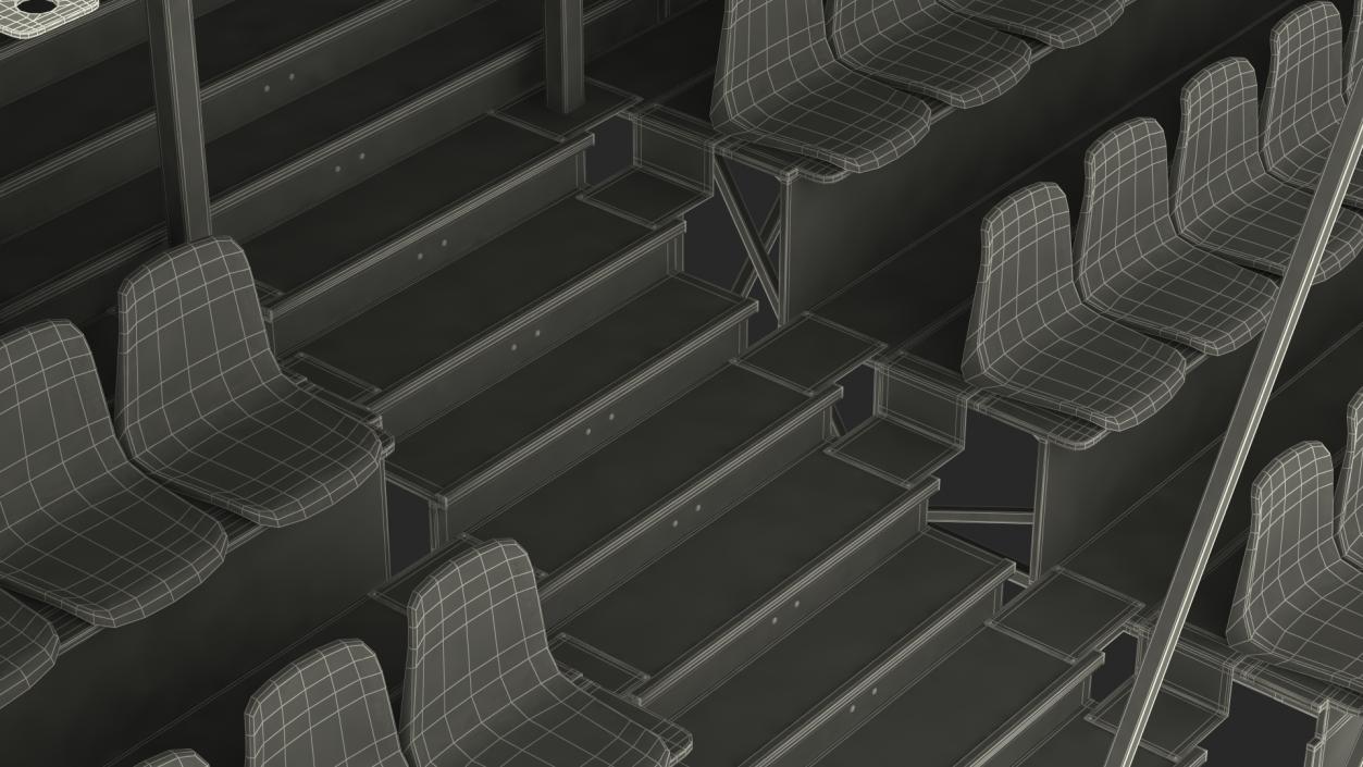 3D Mobile Tiered Seating