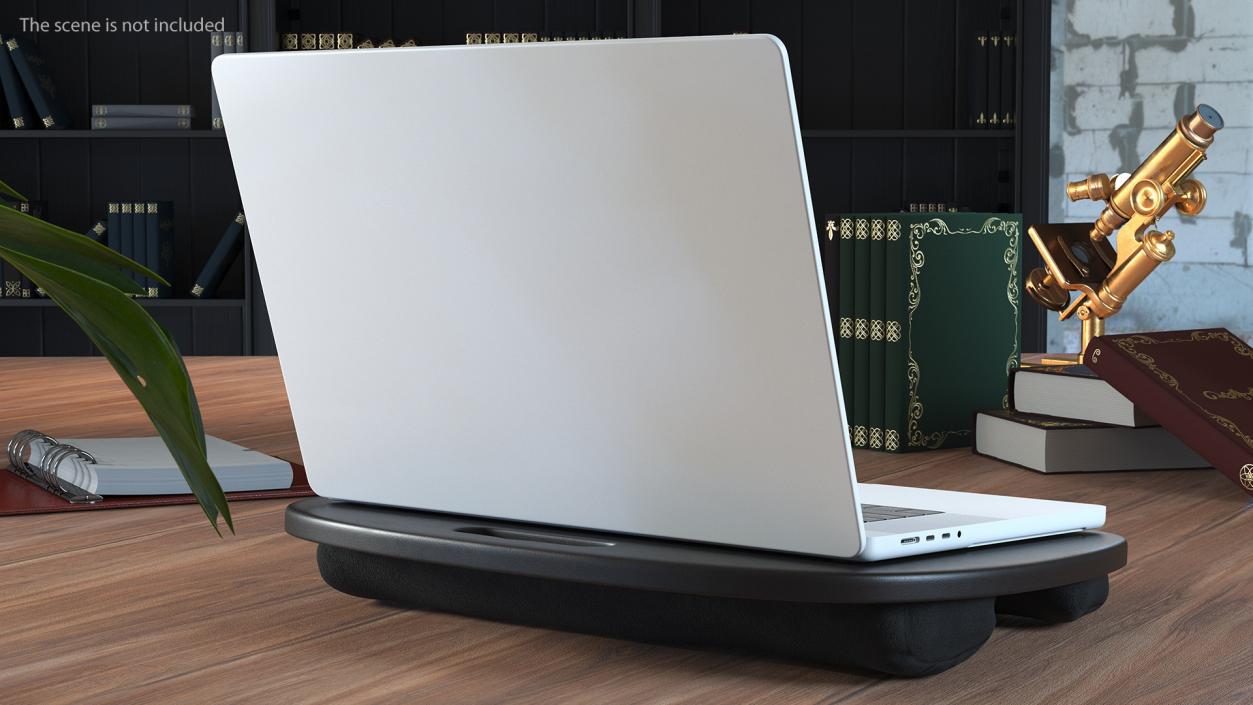 Laptop Stand Table Black 3D model